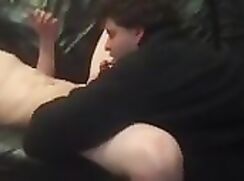 Tattooed twink getting blown 1