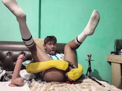 Nepali Gay Gooner Popper Fag Goodboirou Wrecks His hole