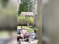 He Caught His Dad Jerking Off In The Garden