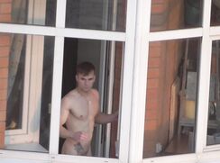 My neighbour exposed