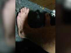 Billy stubby big toes dirty redneck feet voyeur 2