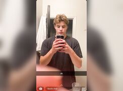 Cute blonde jock baited