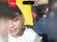 Brazilian Twink tatooed jerk off