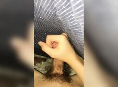Blowing a load under cover