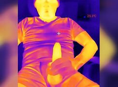 Thermal Camera Condom Wank