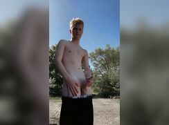 # AHC - Blonde out in the middle of nowhere