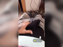 #bigdick jerking off in class