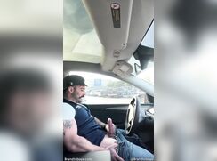 Walmart muscle jerks his thick cock
