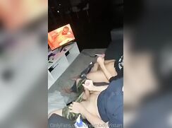 Tristan and his friend are watching porn together
