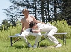 Leo and Sam - Cricket Players