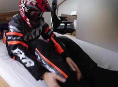 # AHC - Cumshot on brand new FXR helium snow boots