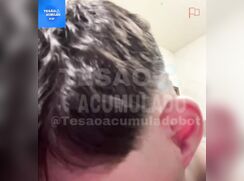 cute brazilian showing his big cock on chat