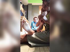 Str8 boy feet worship part. 2