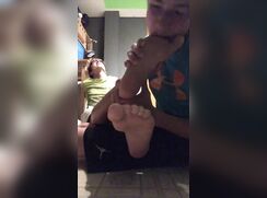 Str8 boy feet worship part. 5