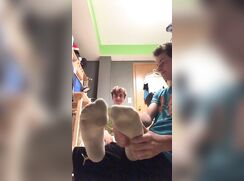 Str8 boy feet worship part. 7
