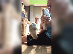Str8 boy feet worship part. 8