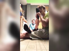 Str8 boy feet worship part. 11
