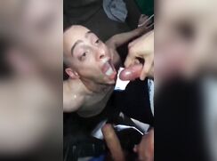 Pivot man cumdump in a circle-jerk. His parents would be so proud
