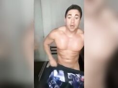 Jock Webcam Strip Tease