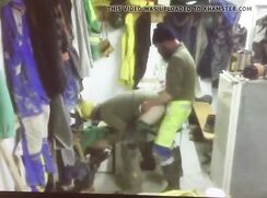 Tradies Caught Fucking On CCTV