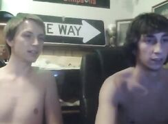 Blond Twink BJ & Raw Webcam Fuck