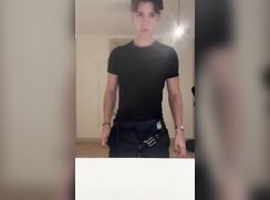 Horny dude gets online to jerk off for a girl