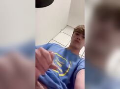 College boy likes the taste of his batter