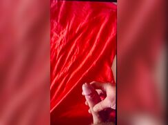 Squirting red T shirt