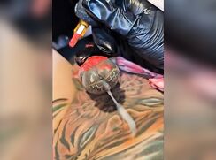 Getting a tattoo is stimulating!