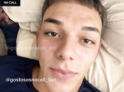 Solo cutie shooting his load for a girl