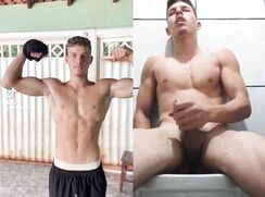 Hot latino tiktoker handjob