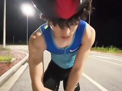 cute nude biker