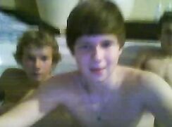 3 twinks in pool
