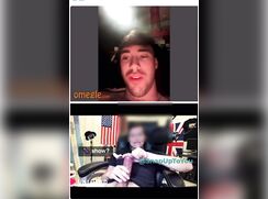 Big cock guy (snapuptoyou) seducing "straight" guy to flash