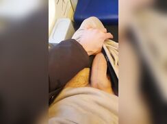 Big cock on Dutch train