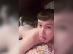 19 Year Old Joshua Femboy Lady Boy Twink Teases His Body