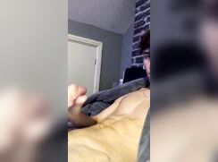 Nice squirt on abs