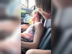 Sleeping porn actor abused in car