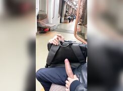 Beautiful cock on the metro