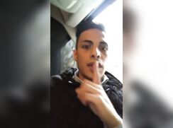 Latin boy on the bus