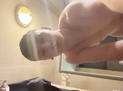 Femboy Twink Joshua Sumerel Shows Off In Bathroom