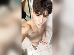 Hot boy Italian jerk and cums