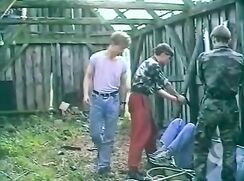Vintage porn: Lets play soldiers