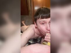 Femboy 19 Years Old Showing Off And Sucking