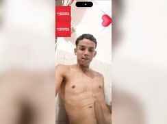 Horny B Twink jerk off | cum