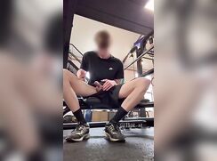 Ardies Boys Twink suck self in gym