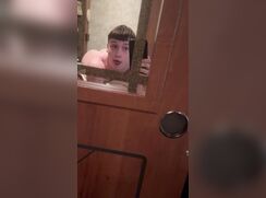 Twink With Small Body Mirror POV
