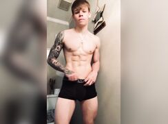 Cute Lad with Sleeve Tatoo
