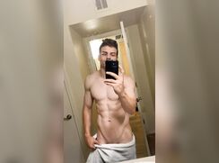 White muscle boy baited