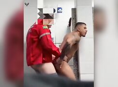 Throbbing cock and hungry ass while cruising